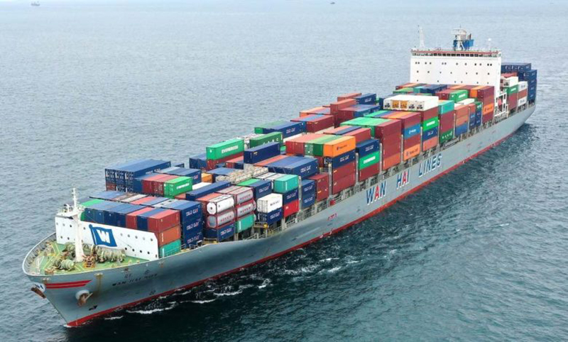 Wanhai Shipping's March revenue doubled year-on-year